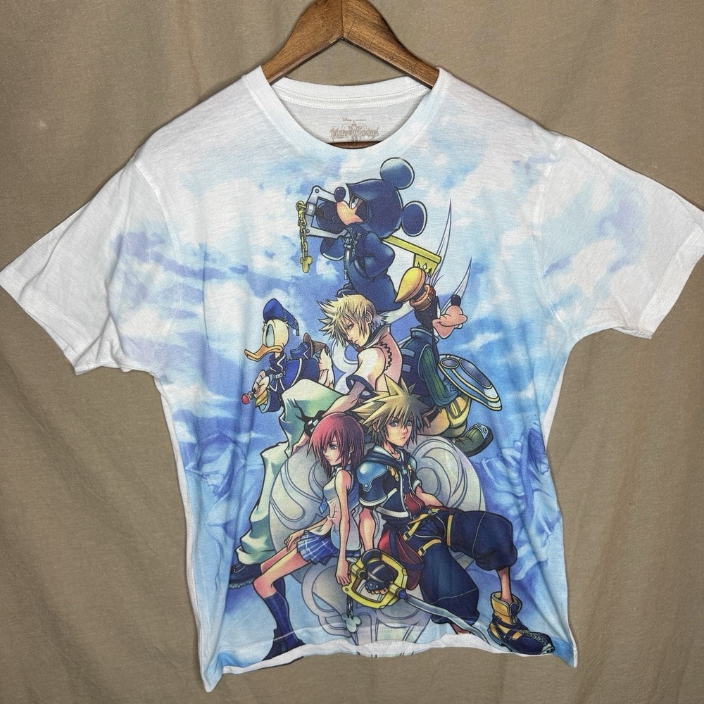 Kingdom Hearts Shirt Size Large Riku Sora Hot Topic Square Enix